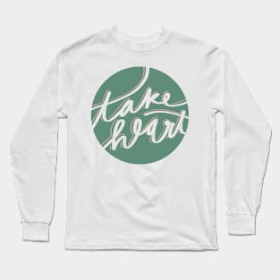 Take Heart John 16:33 Long Sleeve T-Shirt